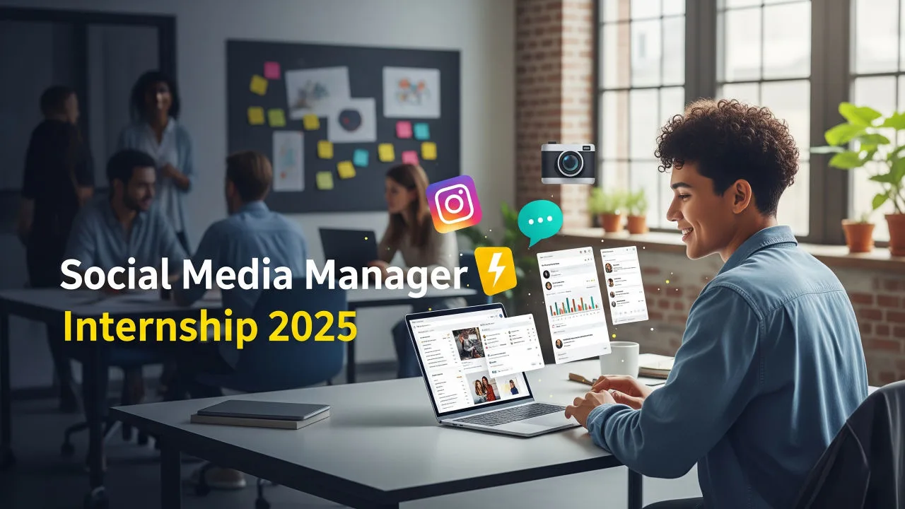 Social Media Manager Internship 2025